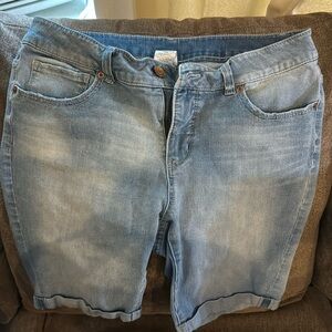 Blue Jean shorts size 14 time tru brand